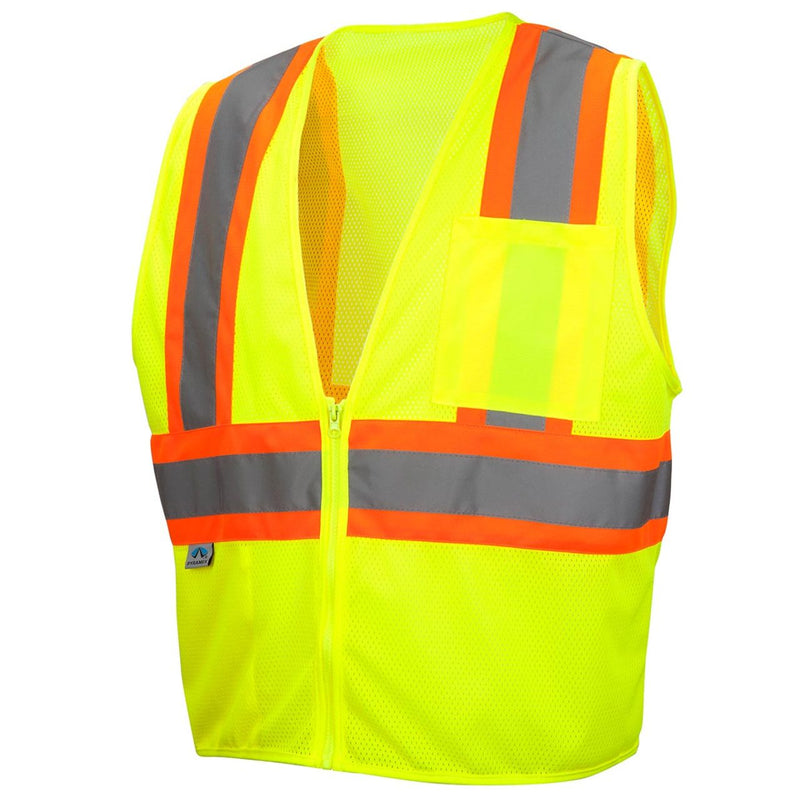 Custom Pyramex RVZ22 Type R Class 2 Hi-Vis Contrasting Trim Mesh Safety Vest