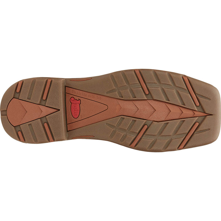 Justin Men's Rush 11" Waterproof EH Steel Toe Boots, WK4331, Tan