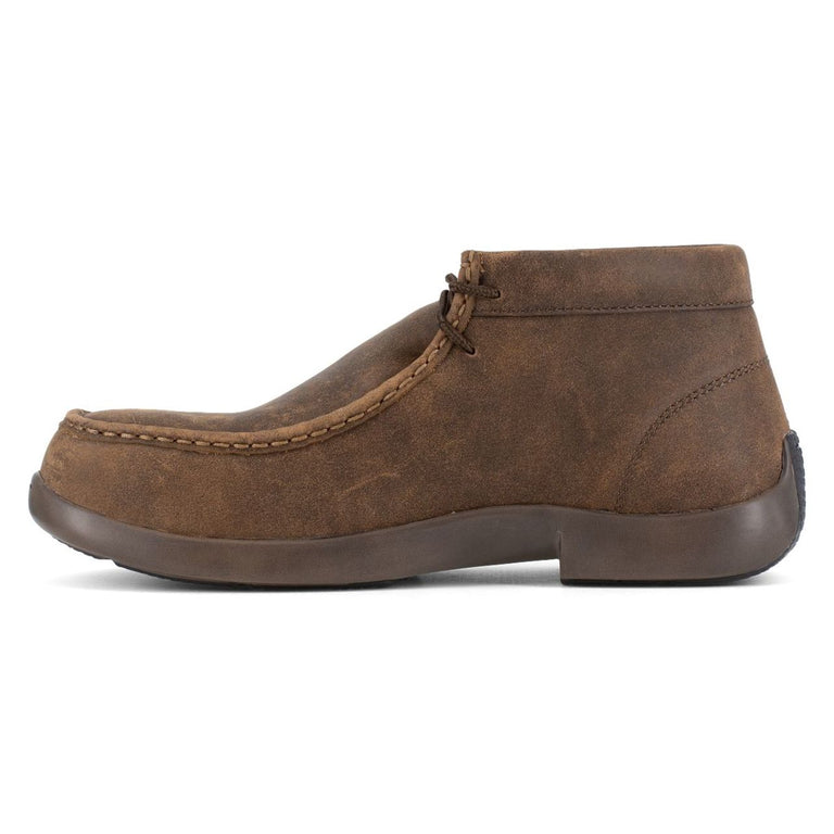 Frye Supply Men's The Safety-Crafted Utility Moccasin ESD Composite Toe Work Boots, FR40702