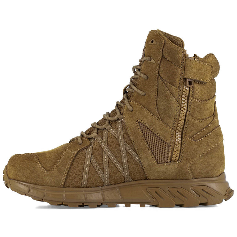 Reebok Men's Trailgrip 8" Tactical Side Zipper EH Soft Toe Boots, RB3462
