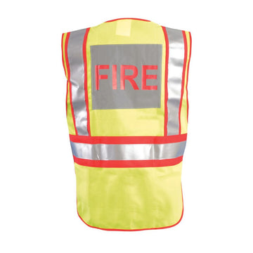 OccuNomix Type P Class 2 Hi-Vis Public Safety Fire Vest, LUX-PSF