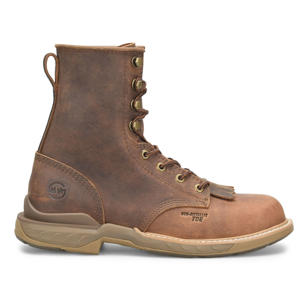 Phantom Rider Men's Raid 8" EH Composite Toe Boots, DH5393, Brown