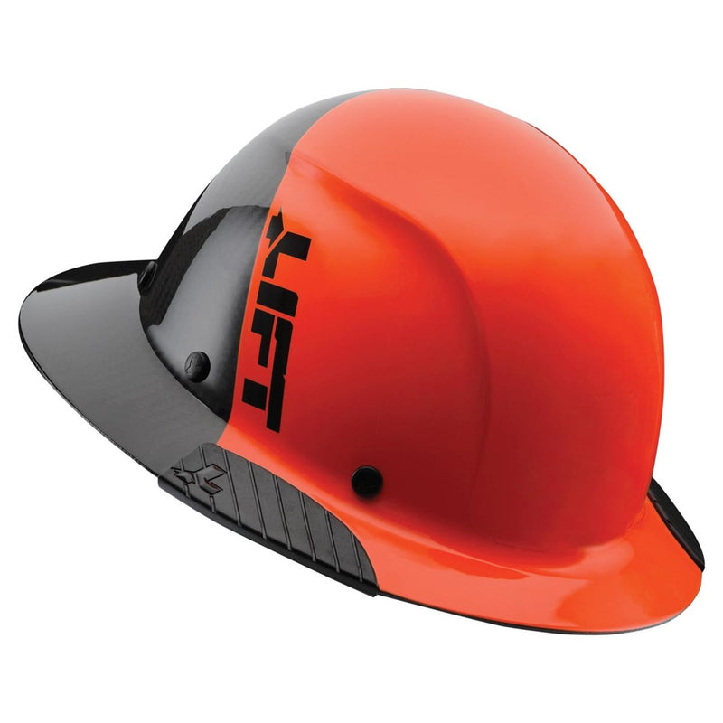 LIFT DAX Carbon Fiber Full Brim FIFTY/50 Hard Hat