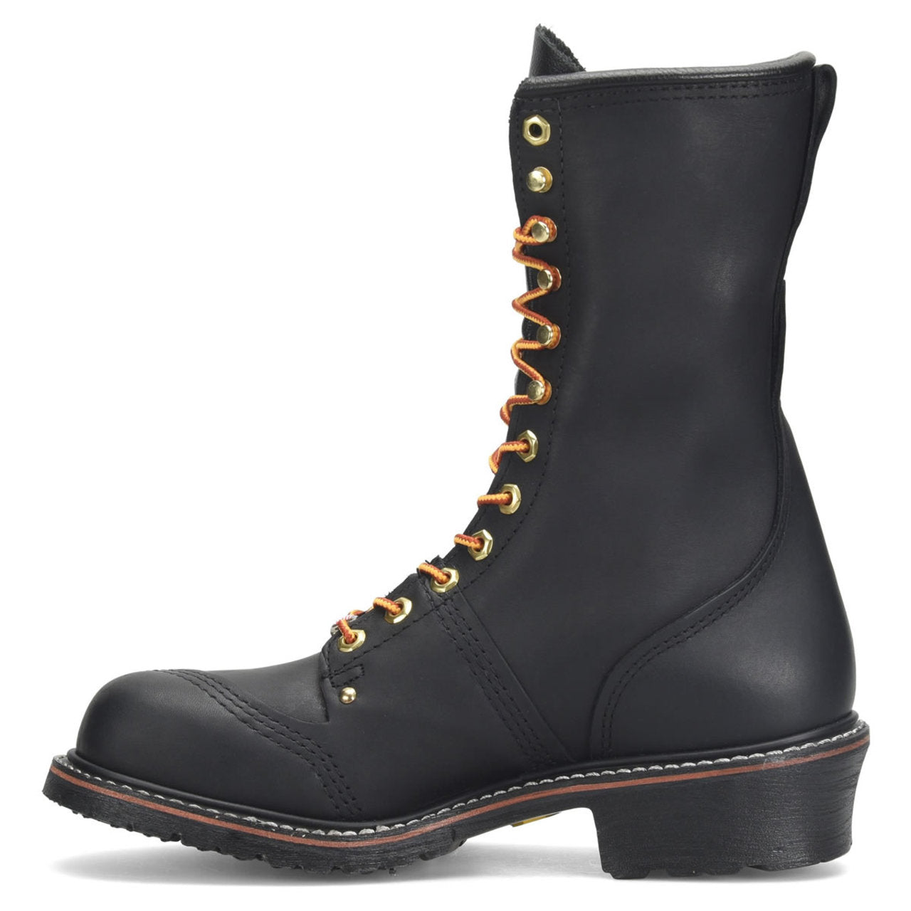 Carolina Men's Linesman 10" EH Steel Toe Boots, 1905, Black Oiltan