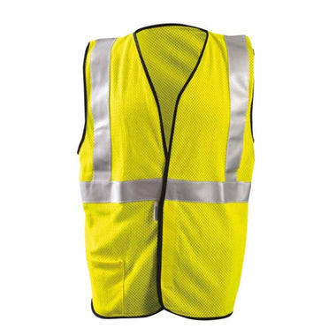 Occumonix Type R Class 2 Hi-Vis Flame Resistant Mesh Safety Vest, LUX-SSGC/FR