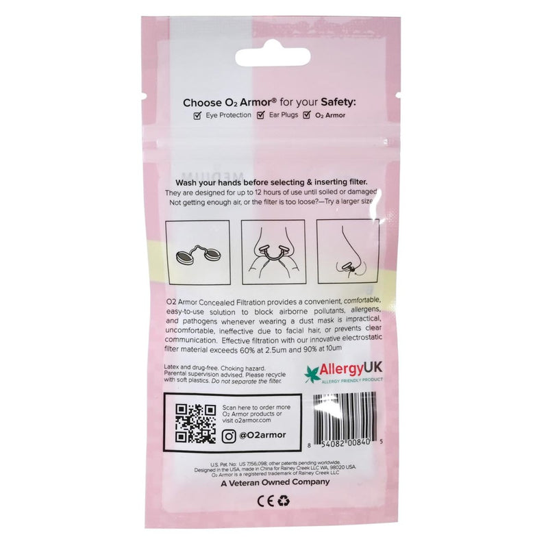 O2 Armor Nose Filter - 10 Pack