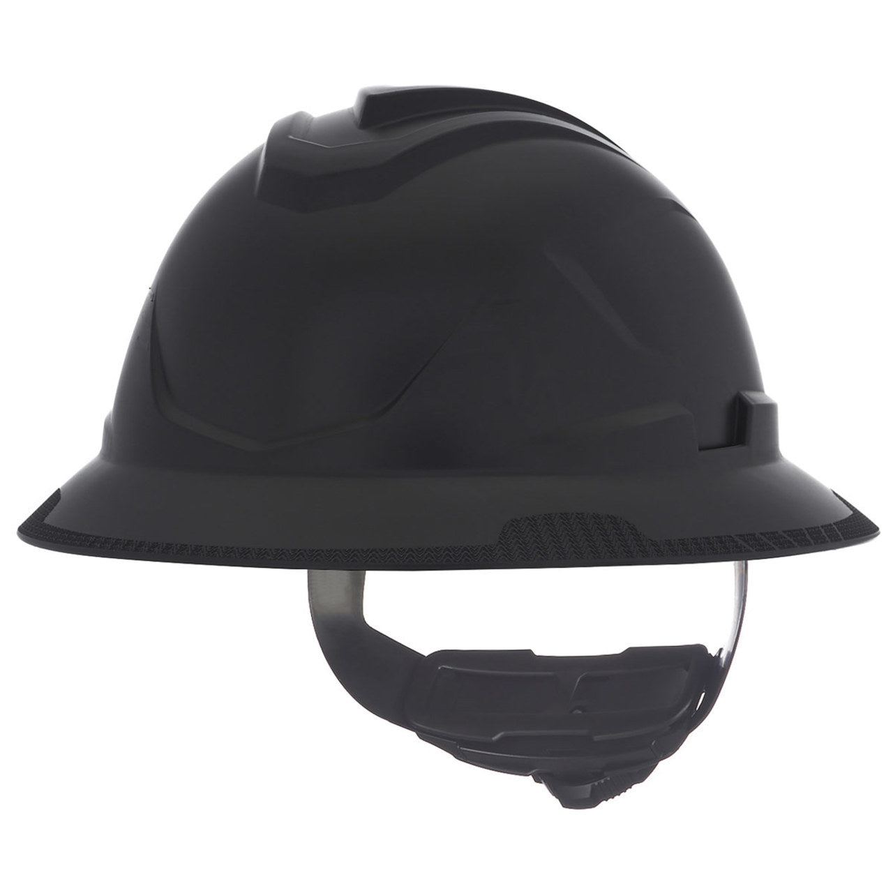 MSA V-Gard C1 Full Brim Hard Hat with Fas-Trac III Ratchet Suspension