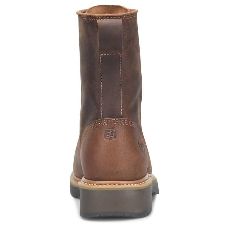Double-H Boots Men's Judge 8" Wellington EH Alloy Toe Boots, DH4155, Brown