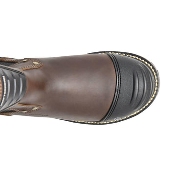 Matterhorn Men's I-BEAM 10" Wellington Waterproof EH Met-Guard Composite Toe Boots, MT2540, Brown