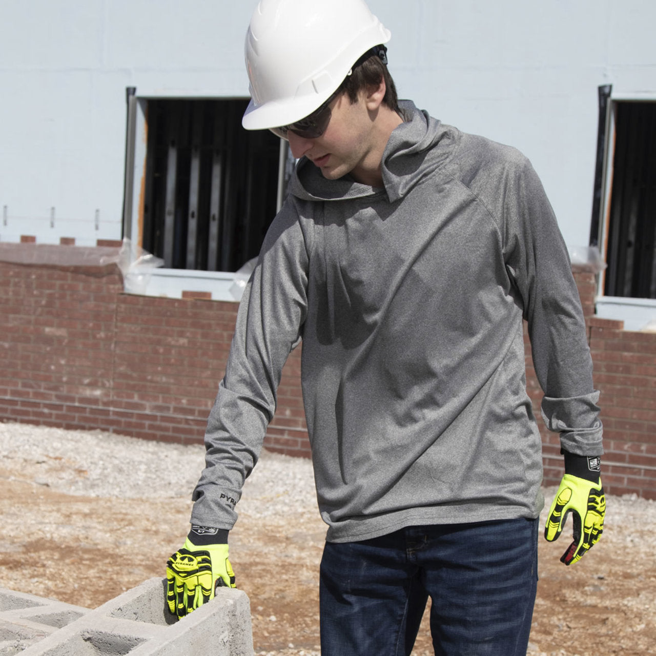 Pyramex RLPH1NS Hi-Vis Lightweight Hoodie