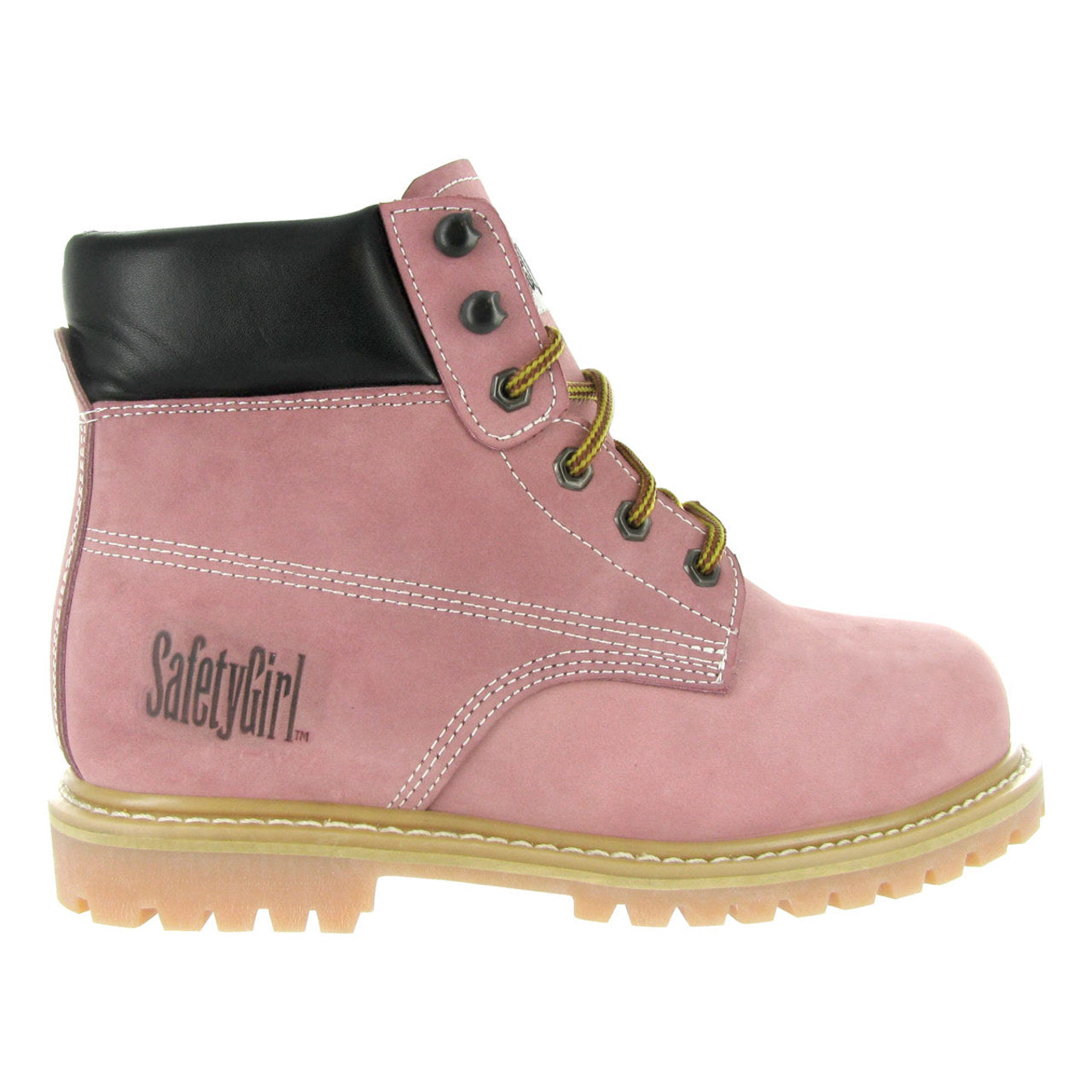 Safety Girl Women's Steel Toe Work Boots - Pink