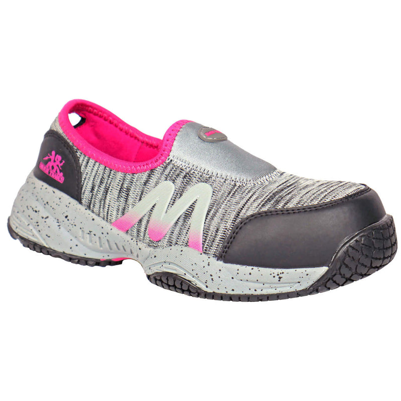 Moxie Trades Women's Zena Slip-On Composite Toe Shoes, MT50181, Gray