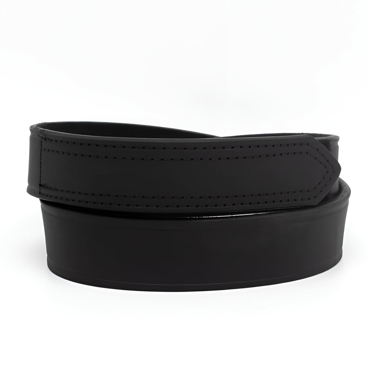 Boston Leather 1.5" Hook & Loop Tipped Leather Belt, USA Made - 6530