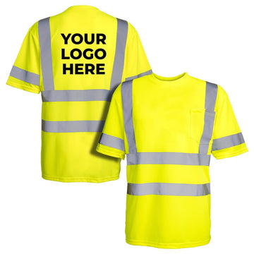 Custom Rugged Blue Type R Class 3 High-Vis Short Sleeve T-Shirt