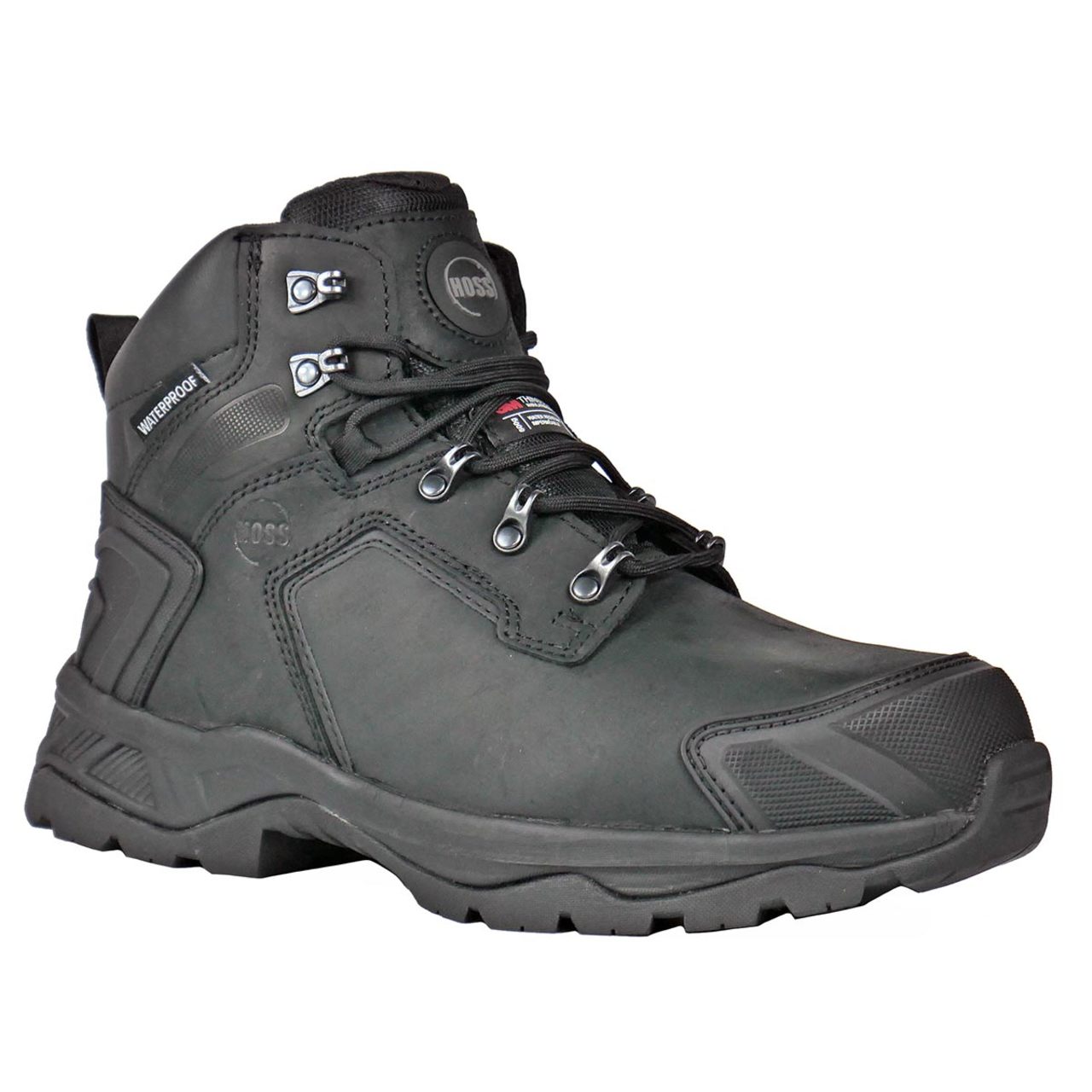 Hoss Men's Chiller 600g Insulated Composite Toe Boots, 60100, Black