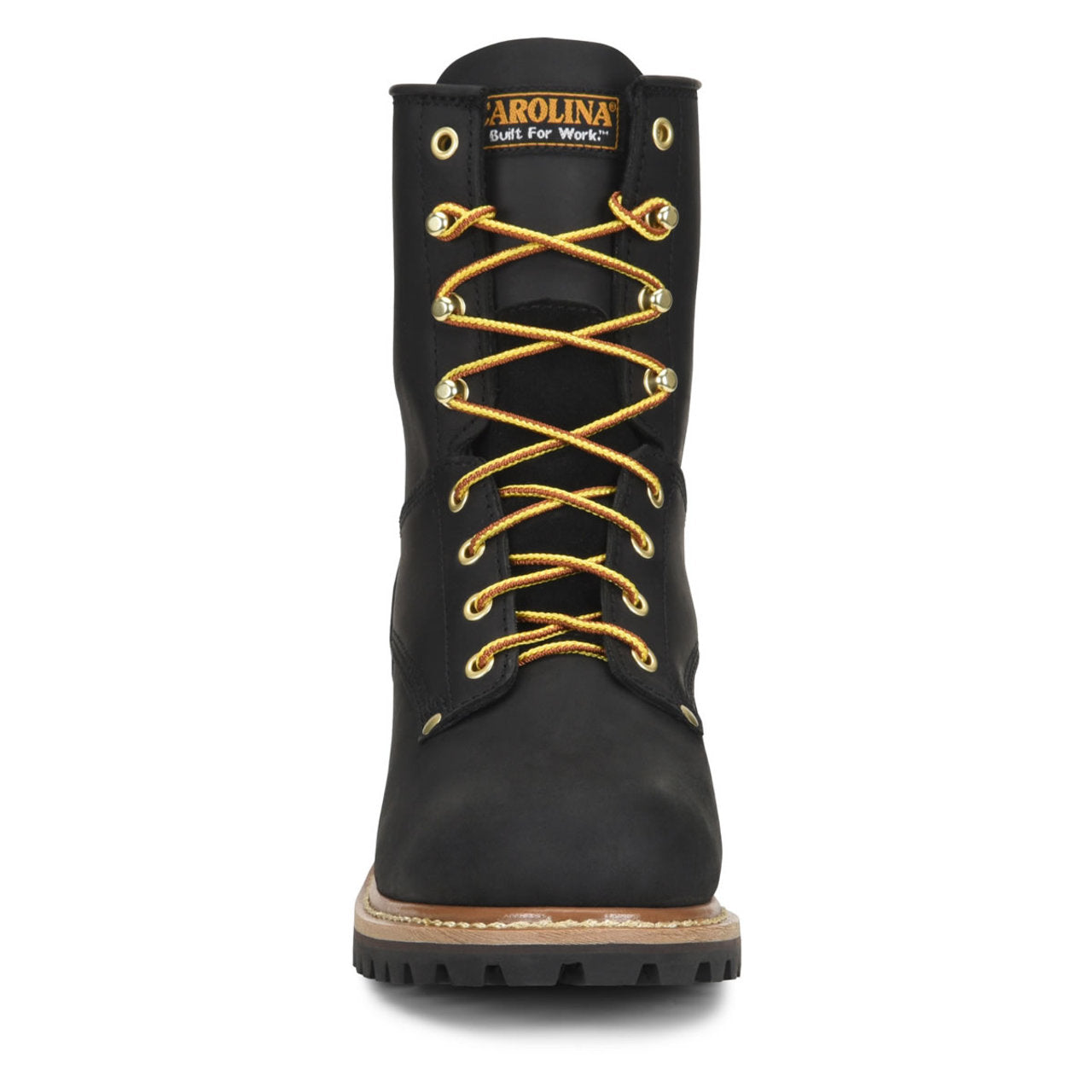 Carolina Men's Elm 8" Logger EH Soft Toe Work Boots, CA825, Black