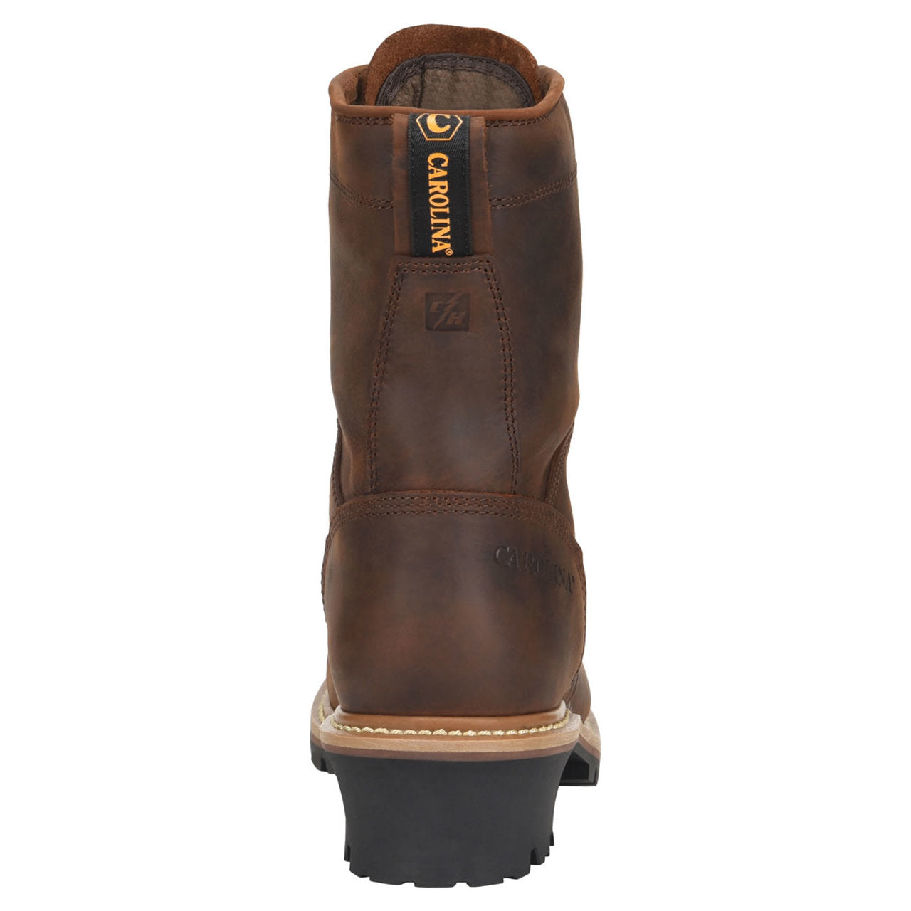 Carolina Men's Spruce 8" Loggers Waterproof EH Steel Toe Boots, CA9824, Copper Crazy Horse