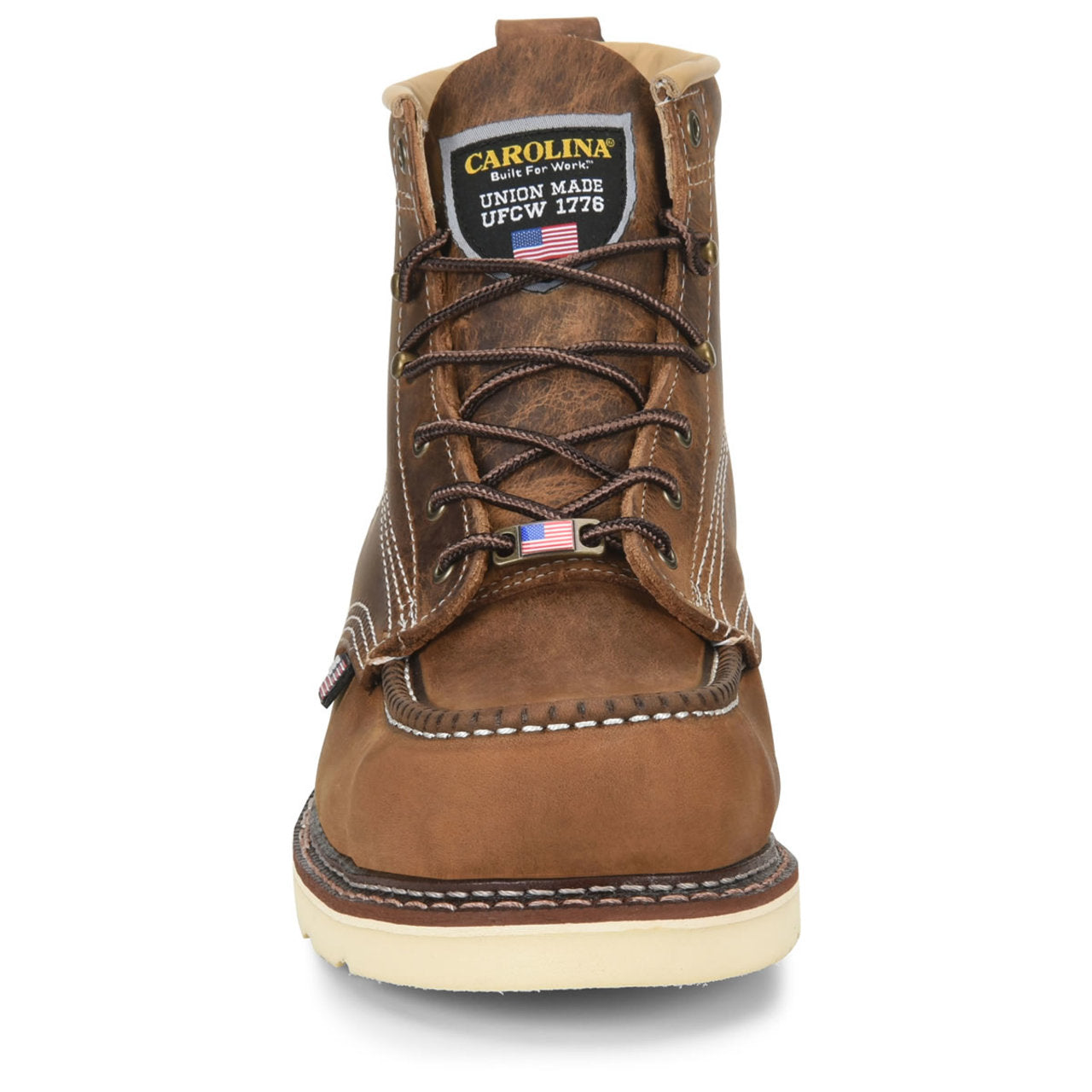 Carolina Men's AMP 6" USA EH Steel Toe Boots, CA7811, Tan