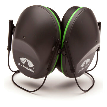 Pyramex Behind the Head Passive Earmuffs, NRR 22dB, BH9010, Black