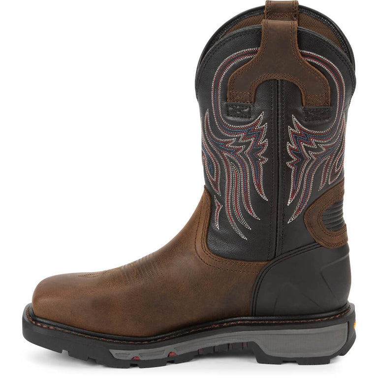 Justin Men's Tanker 11" EH Steel Toe Boots, WK2104, Brown