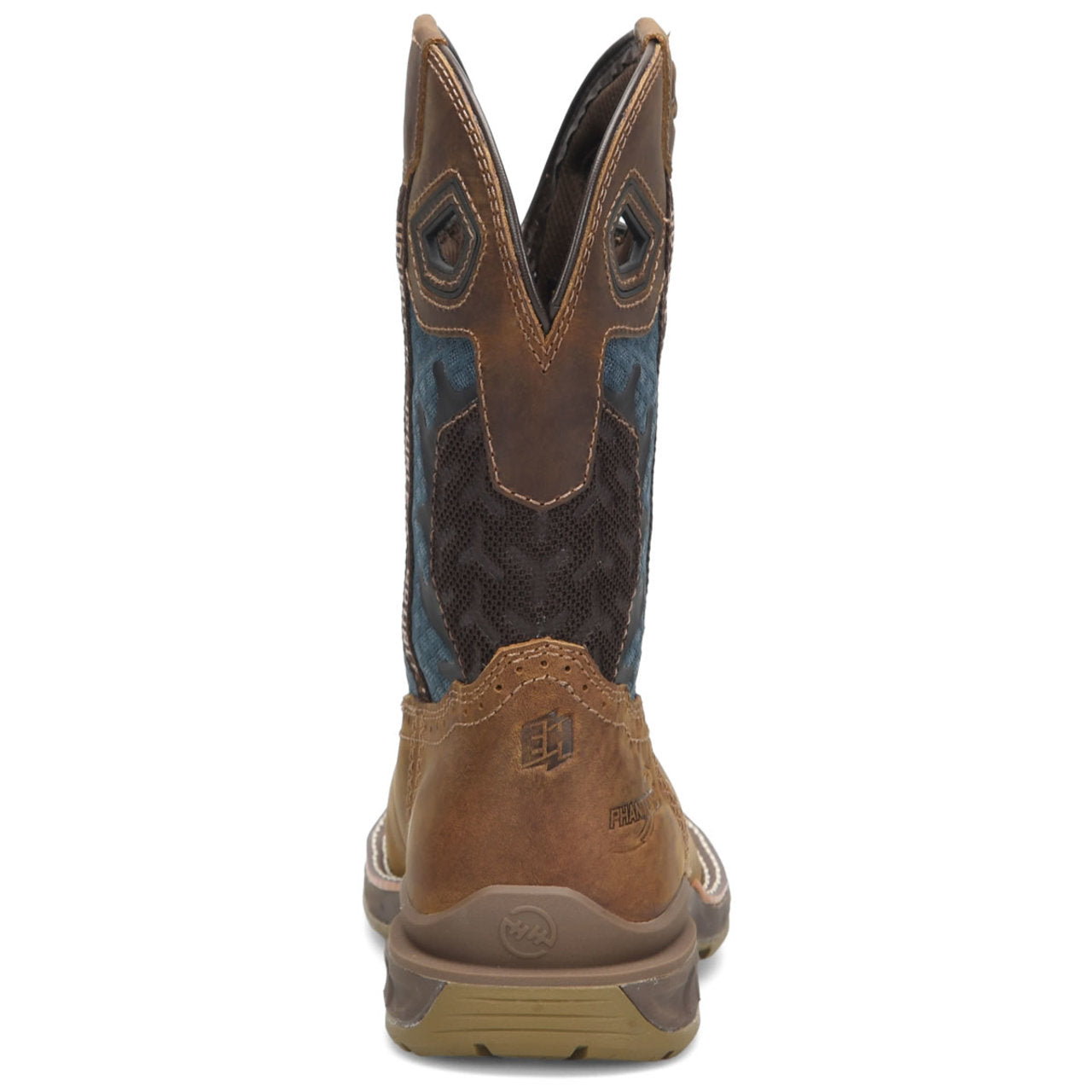 Phantom Rider Women's Watcher 10" Roper EH Composite Toe Boots, DH5392, Blue/Brown
