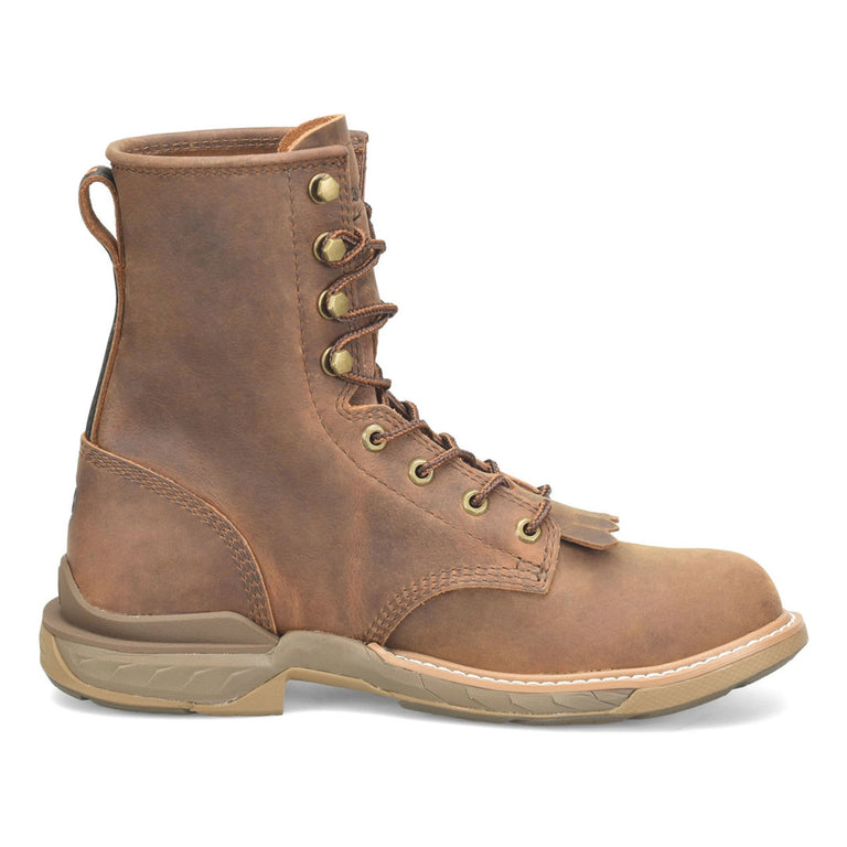 Phantom Rider Men's Raid 8" Lacer Soft Toe Boots, DH5394, Brown