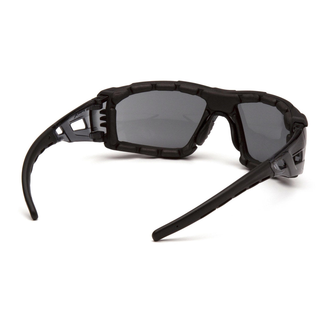Pyramex Fyxate Foam Padded Sealed Safety Glasses, Black Temples