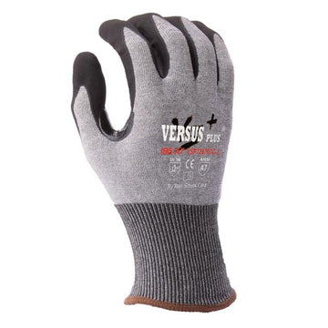 TASK Versus Plus 18G ANSI A7 Cut Resistant Micro-Foam Nitrile Coated Gloves, Gray - VSP72670TC