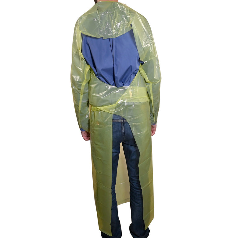 UMBO 47" Polyethylene CPE Gown with Thumb Loops - H232 - Pack of 10