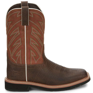 Justin Men's Electrician 11" EH Soft Toe Boots, SE4560, Brown