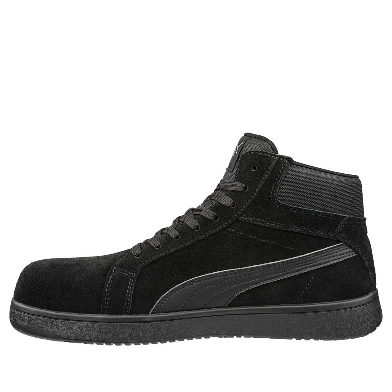 Puma Safety Women's Iconic Mid EH Composite Toe Shoes, 630315, Black