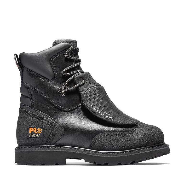 Timberland PRO Men's 8" Waterproof EH Met Guard Steel Toe Work Boots, TB1535300011