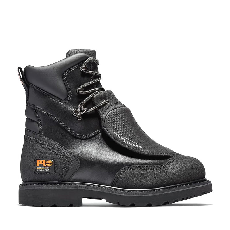 Timberland PRO Men's 8" Waterproof EH Met Guard Steel Toe Work Boots, TB1535300011