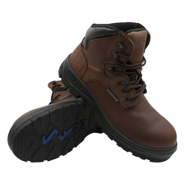 Genuine Grip Men's S Fellas Brown Poseidon Soft Toe WP Work Boots - 6061