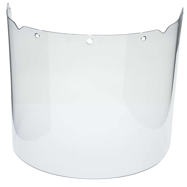 MSA V-Gard Propionate Visor for Chemical & Splash Protection, Clear, 8" x 17" – 10115855