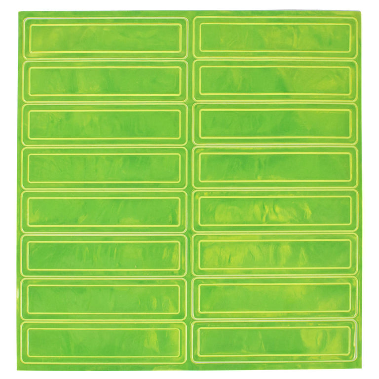 Pyramex Reflective Hard Hat Stickers - 16 Pack
