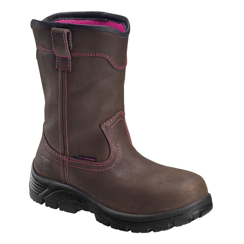 Avenger Women's Framer Wellington Waterproof EH Composite Toe Boots, A7146, Brown