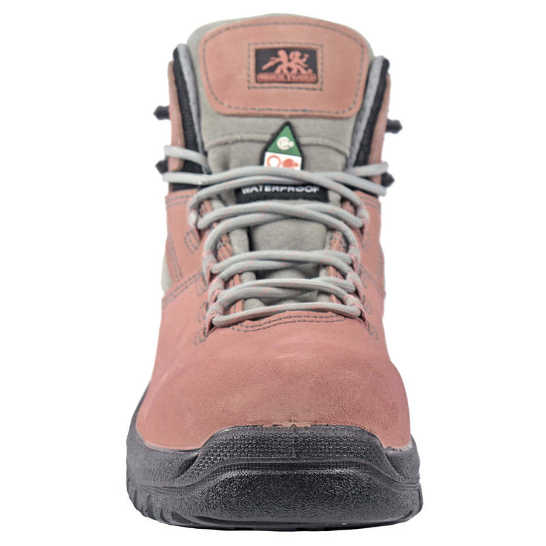 Moxie Trades Women's Lacy Pink Composite Toe Boots, MT26058, Pink