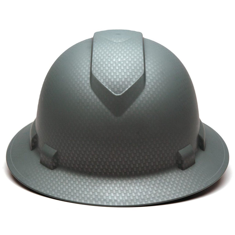 Custom Pyramex Ridgeline HD Full Brim Hard Hat, 4-Point Ratchet Suspension