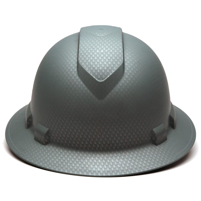 Custom Pyramex Ridgeline HD Full Brim Hard Hat, 4-Point Ratchet Suspension