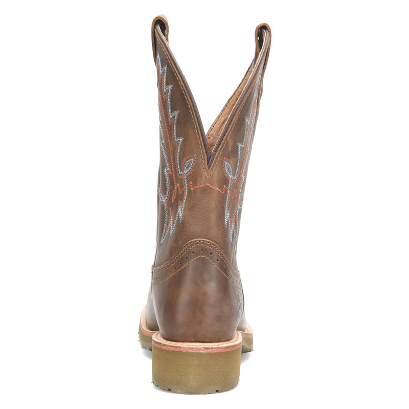 Double-H Men's 11" Aberdeen Roper Plain Toe Boots, DH4568, Brown