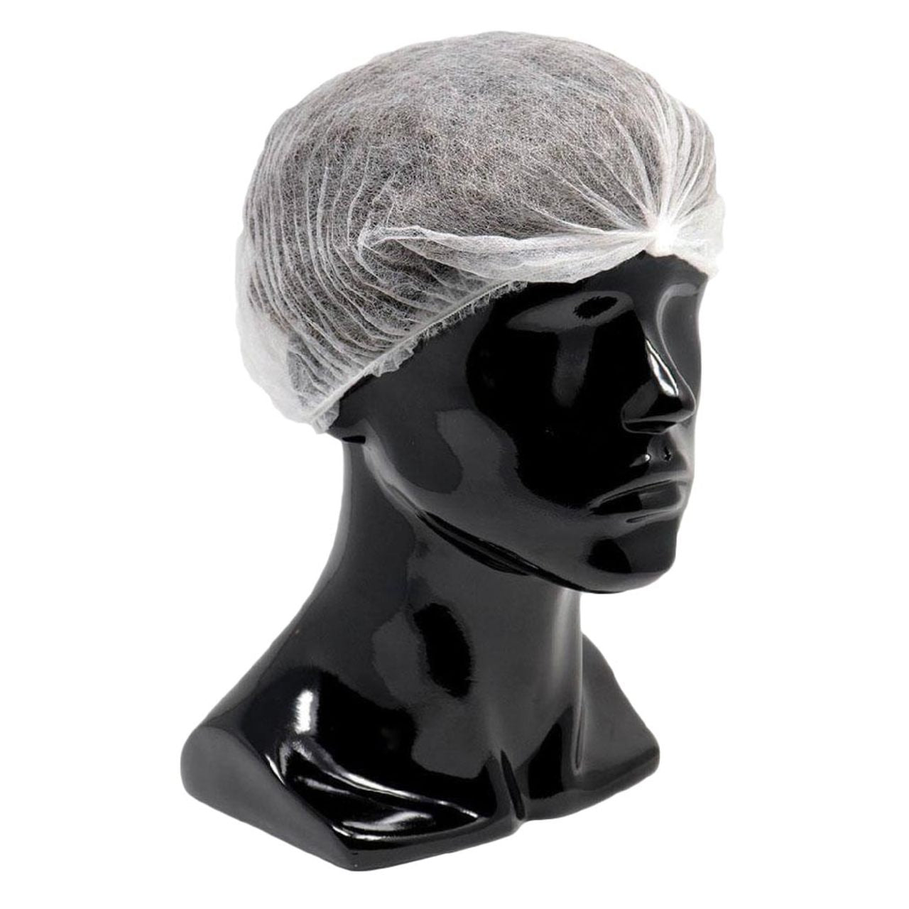 24" Pleated Bouffant Cap, H204 - 100 Pack