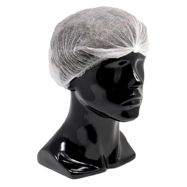 24" Pleated Bouffant Cap, H204 - 100 Pack