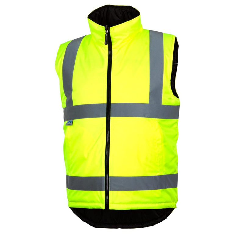Custom Pyramex RWVZ45 Type R Class 2 Hi-Vis Reversible Insulated Safety Vest
