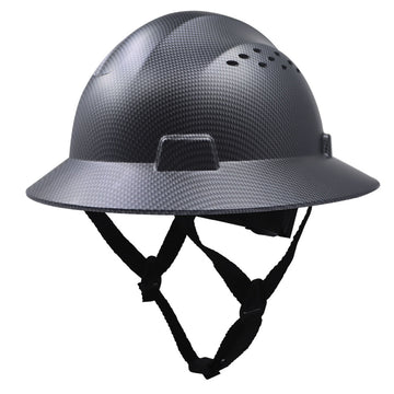General Electric Vented Full Brim Hard Hat 4-Point Ratchet Suspension - GH328