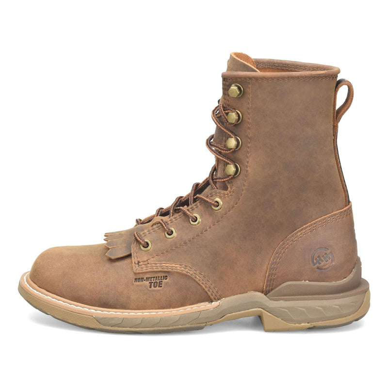 Phantom Rider Men's Raid 8" Lacer Soft Toe Boots, DH5394, Brown