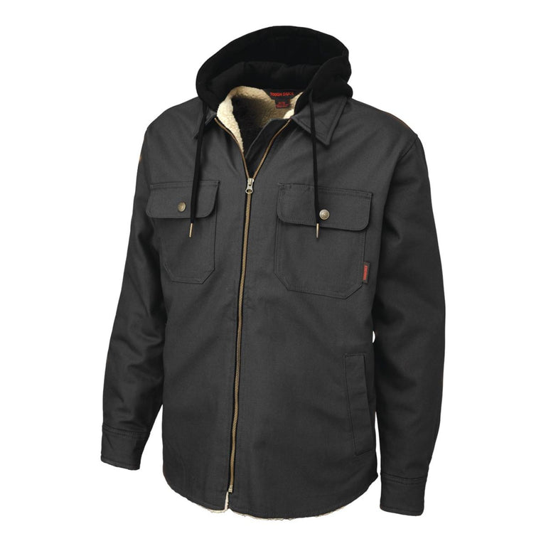 Tough Duck WS03 Men's Sherpa Lined Duck Jac-Shirt