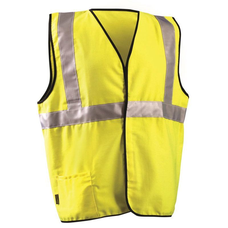 Occunomix Type R Class 2 Hi-Vis Flame Resistant Safety Vest, FR-VCR1112