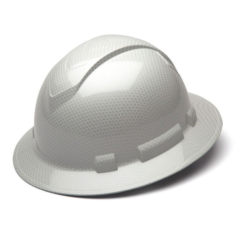 Pyramex Ridgeline Full Brim Hard Hat 4-Point Ratchet Suspension