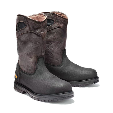 Timberland PRO Men's PowerWelt Pull On EH Steel Toe Boots - TB1535222101